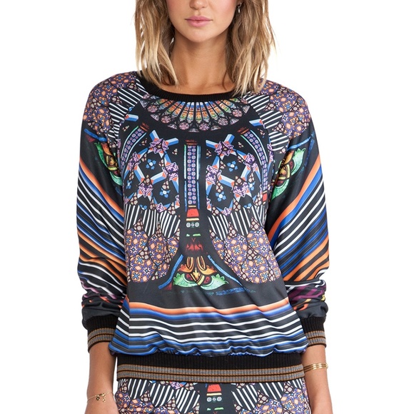 Clover Canyon 'Stained Glass' Sweatshirt (S)